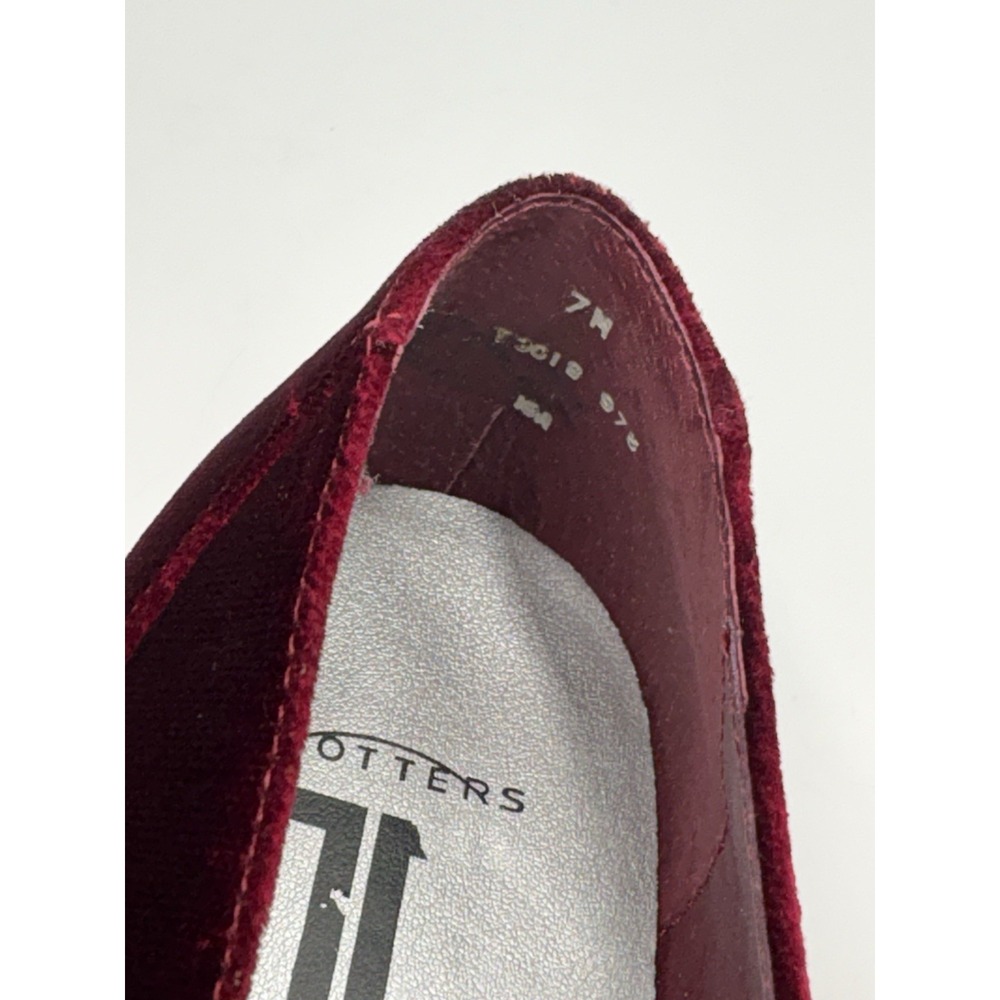 Trotters Maggie Ruby Velvet Women's US Size 7 M - Picture 12 of 16